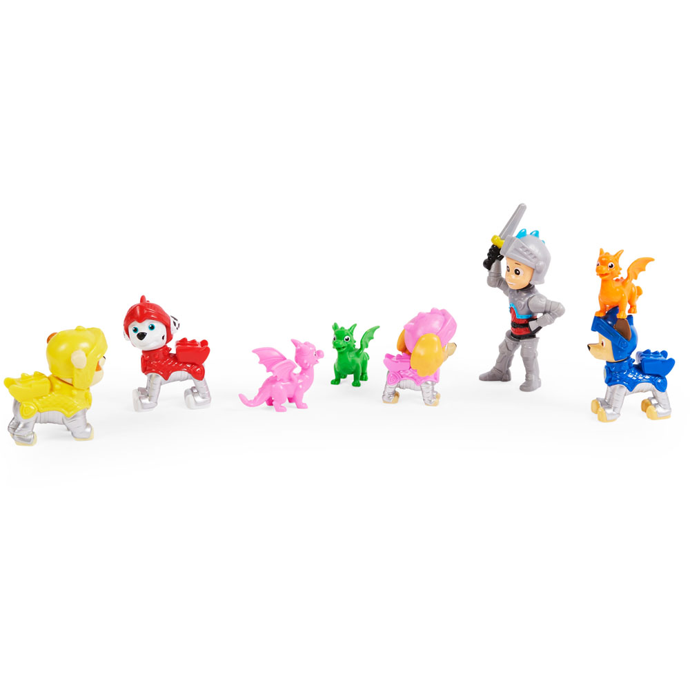 Paw Patrol Rescue Knights Ryder and Pups Figure Gift Pack Image 4