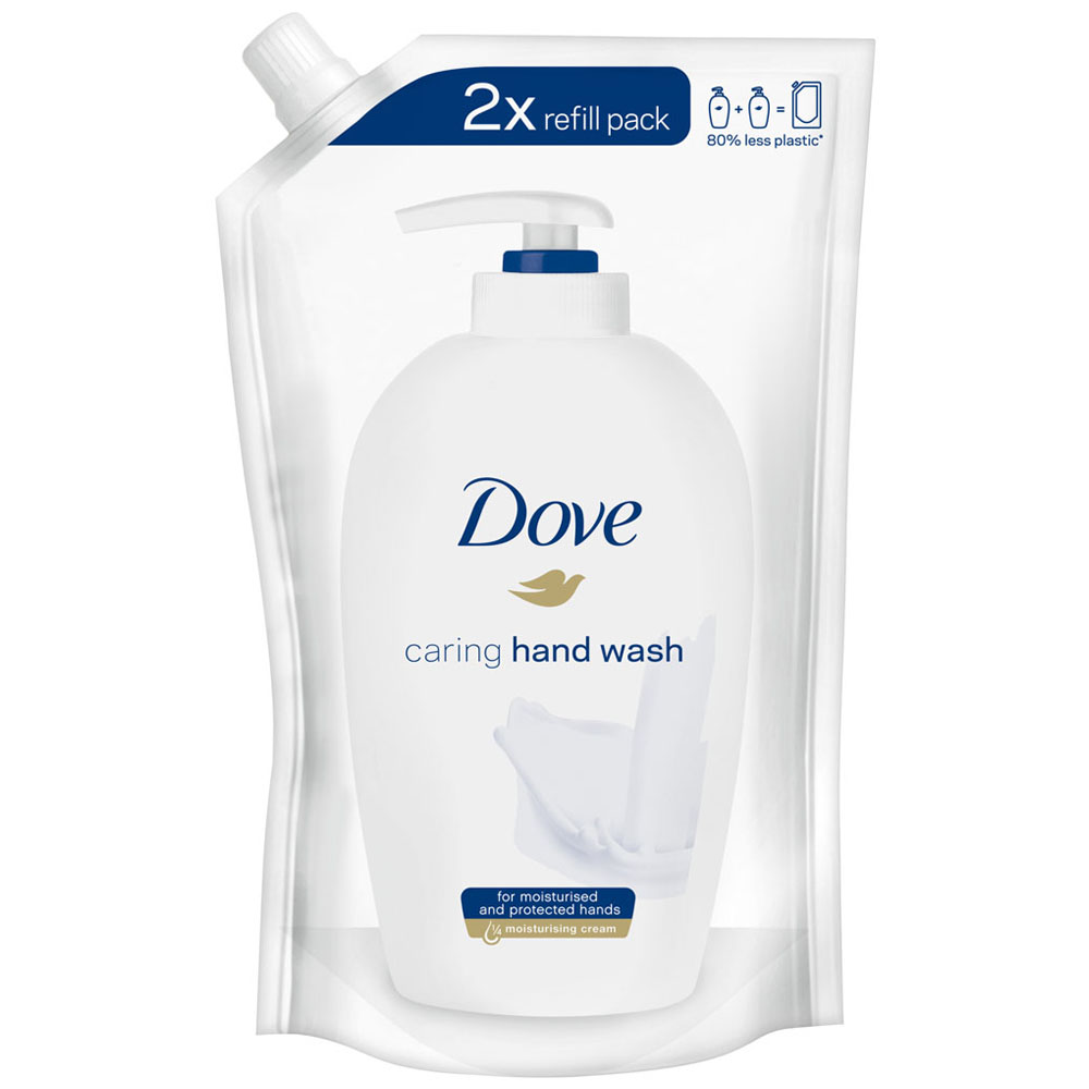 Dove Original Moisturising Hand Wash Refill 500ml Image 1