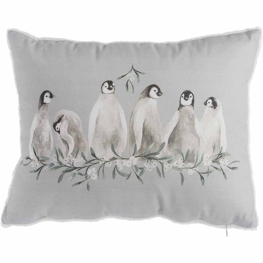 Wilko Penguin Cushion 43 x 33cm Image 1