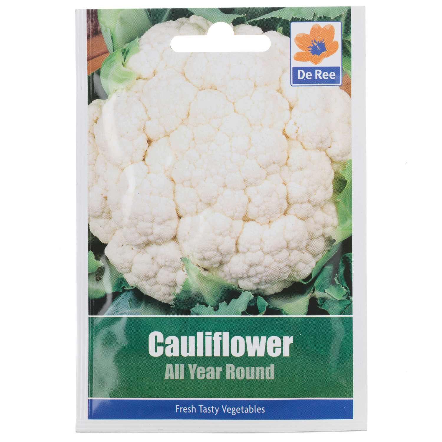 Cauliflower All Year Round Seed Packet Image