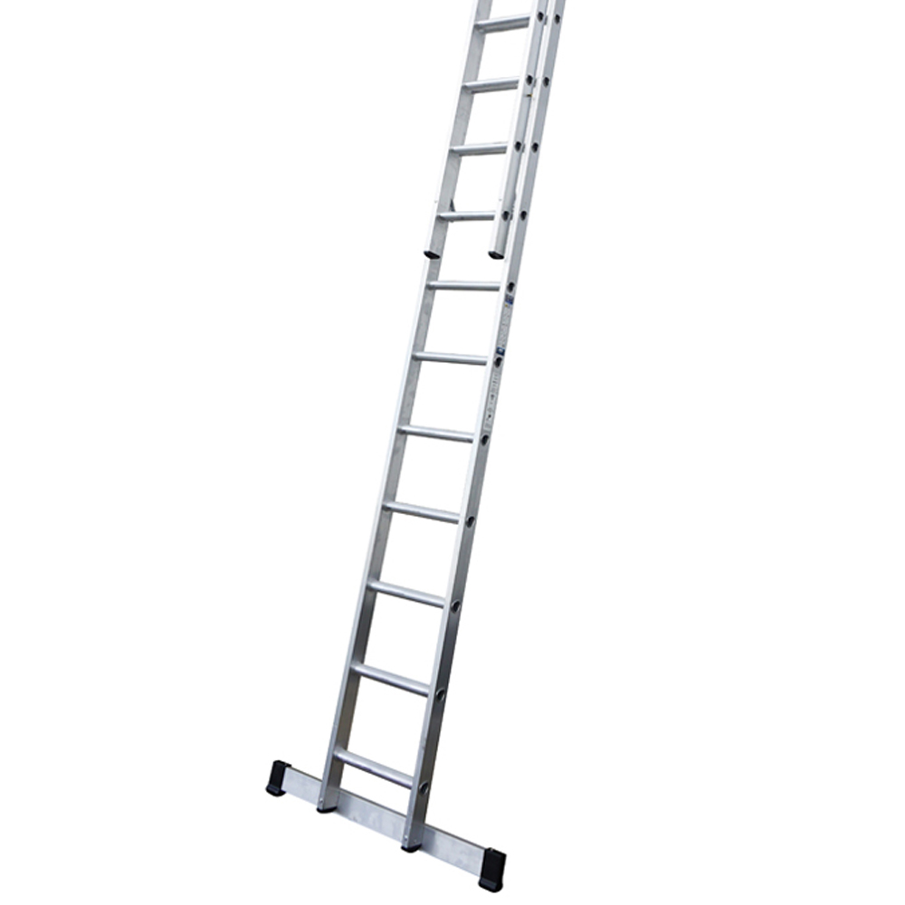Lyte Ladders & Towers LytePro+ EN131-2 Professional Industrial 2 Section 12 Rung Extension Ladder Image 3