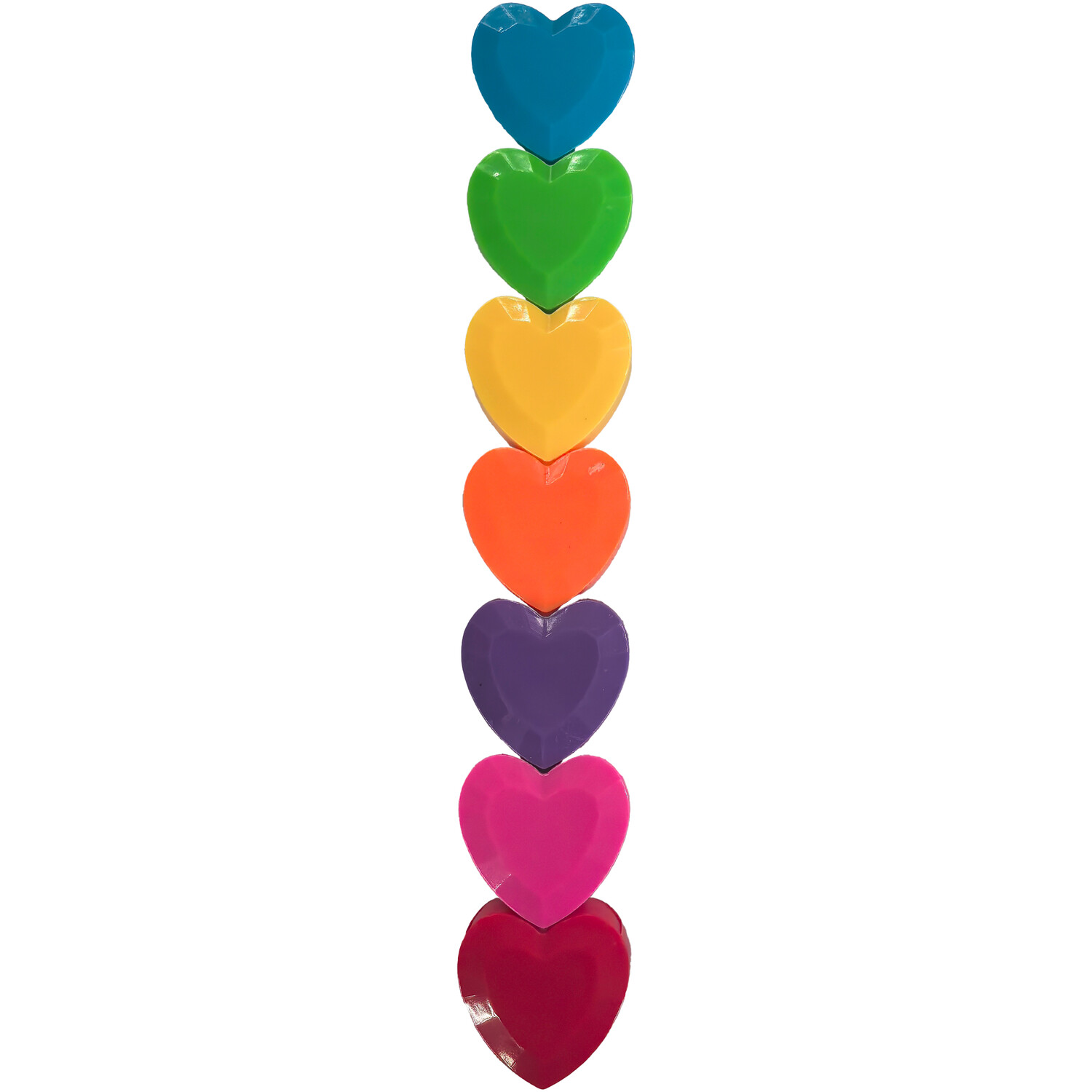 Heart Stackable Highlighters - Multicolour Image 3