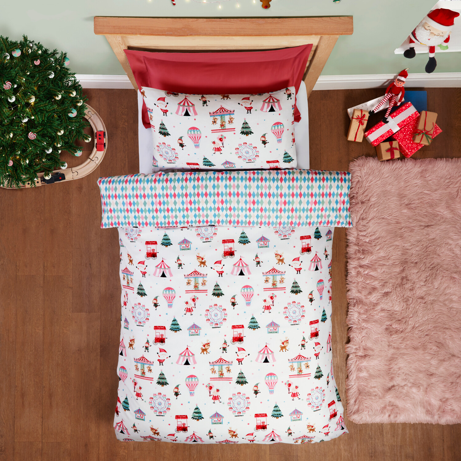 Winter Wonderland Duvet SetWhite Image 1