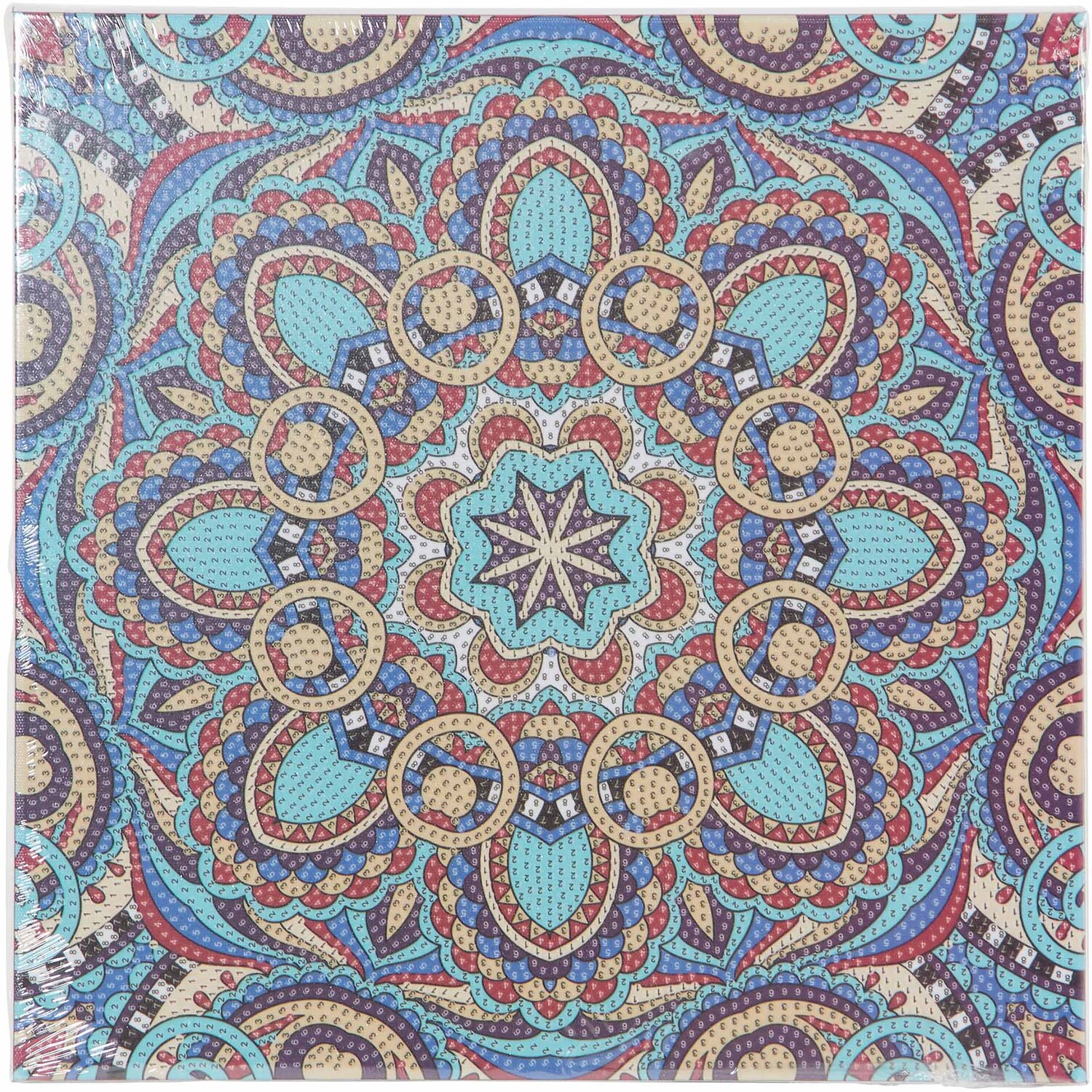 Mandala Crystal Canvas Kit - Multicolour Image 3