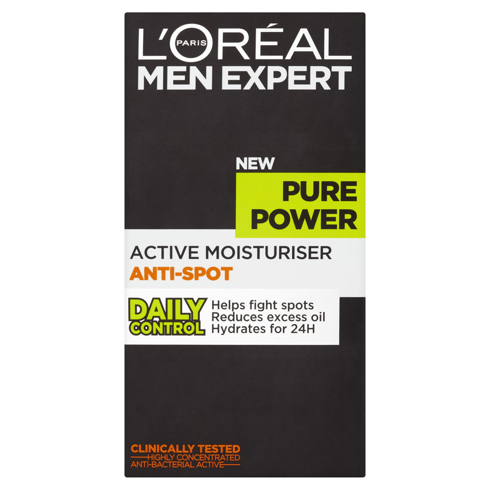 L’Oréal Paris Men Expert Pure Power Anti-Spot Moisturiser 50ml Image 2