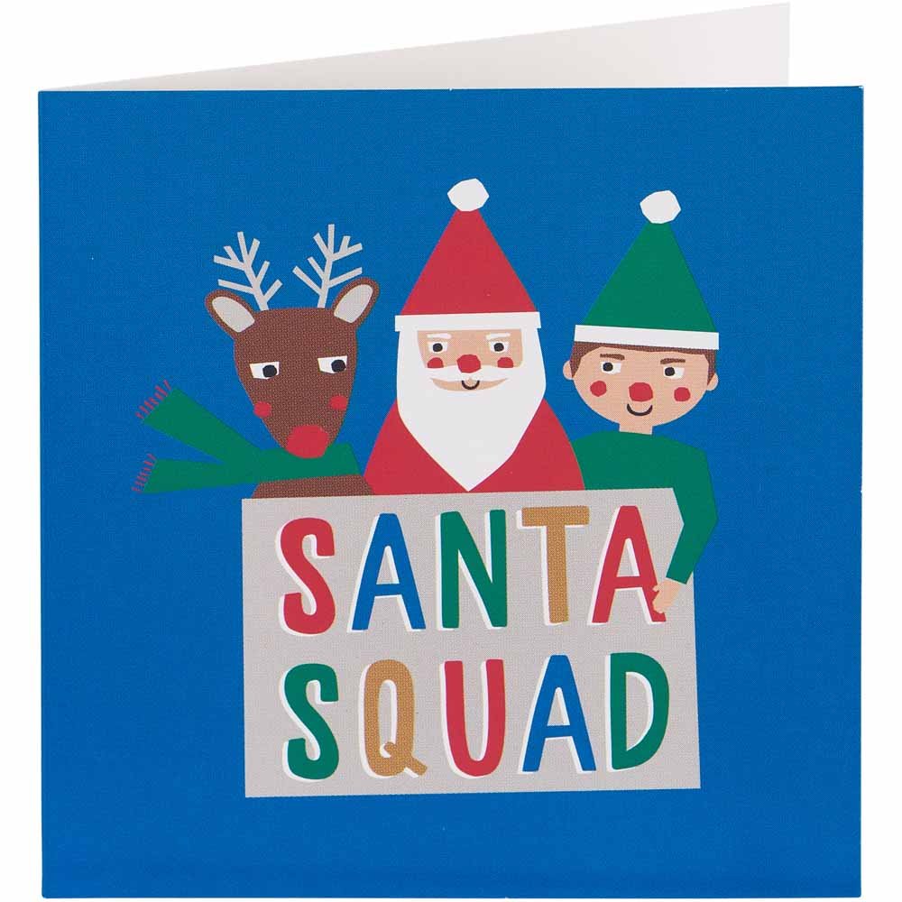 Wilko Santa Squad Christmas Cards 20 Pack Image 3