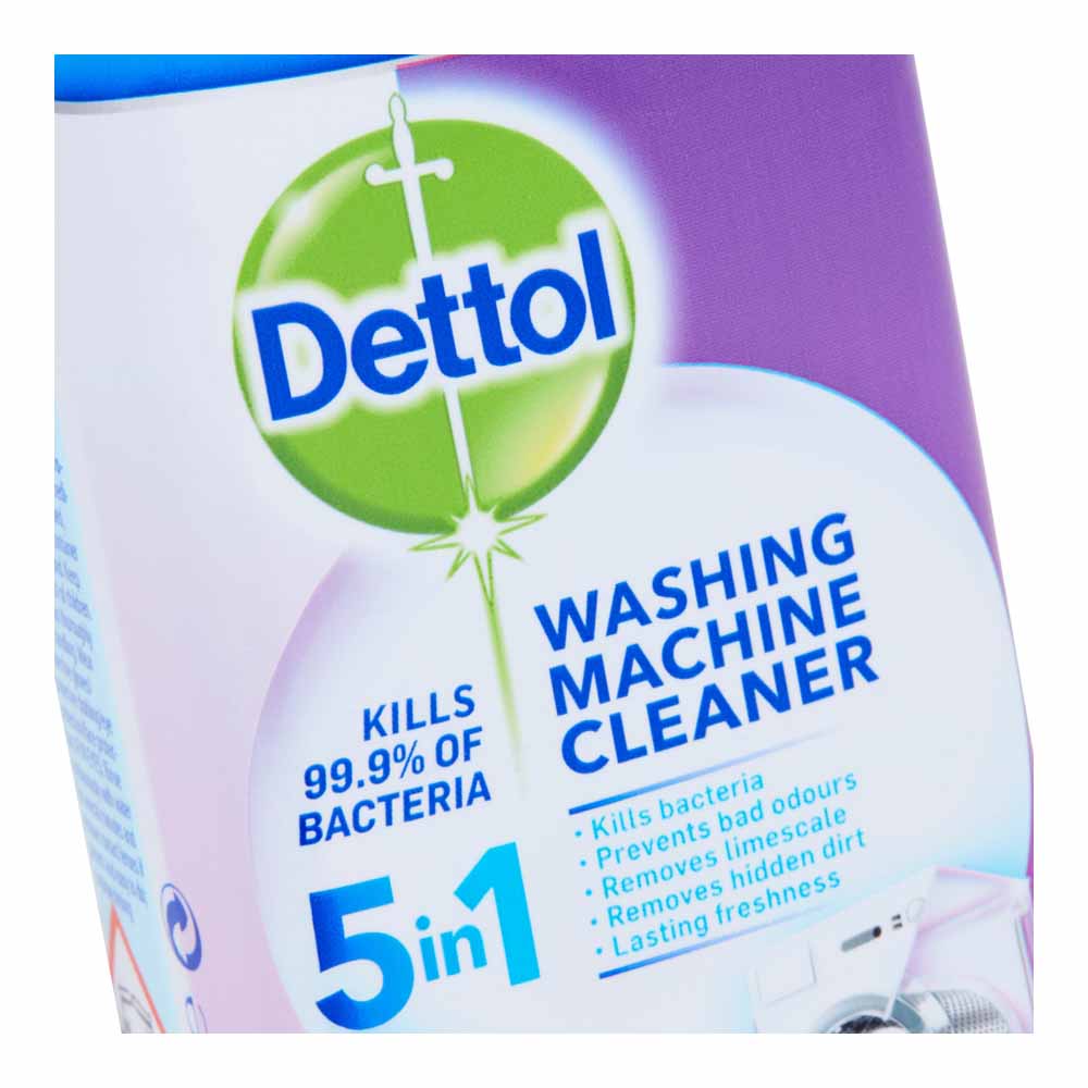 Dettol Washing Machine Cleaner Lavender 250ml Wilko