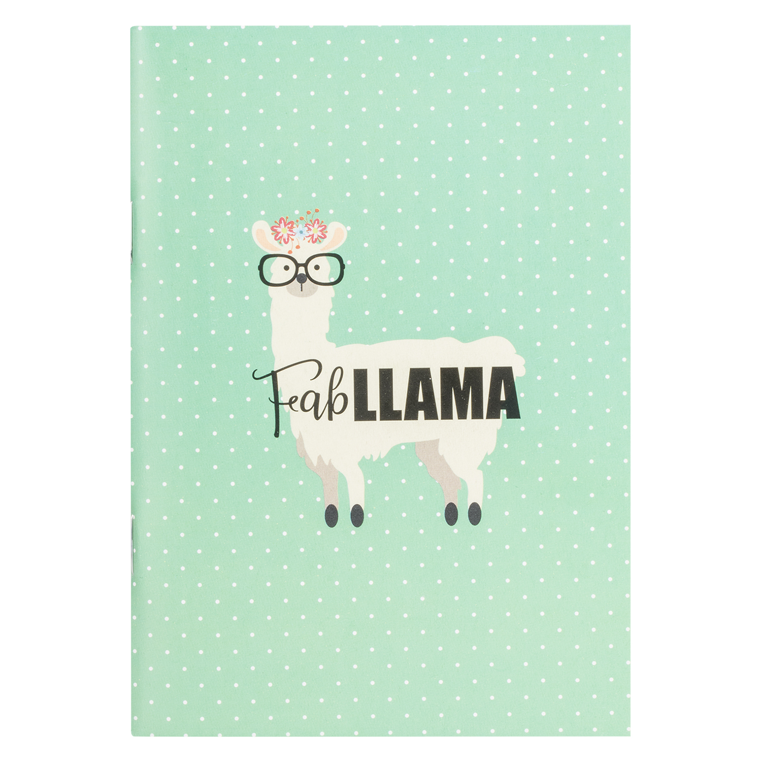 Llama Polka-Dot Notebook - A6 Image 1