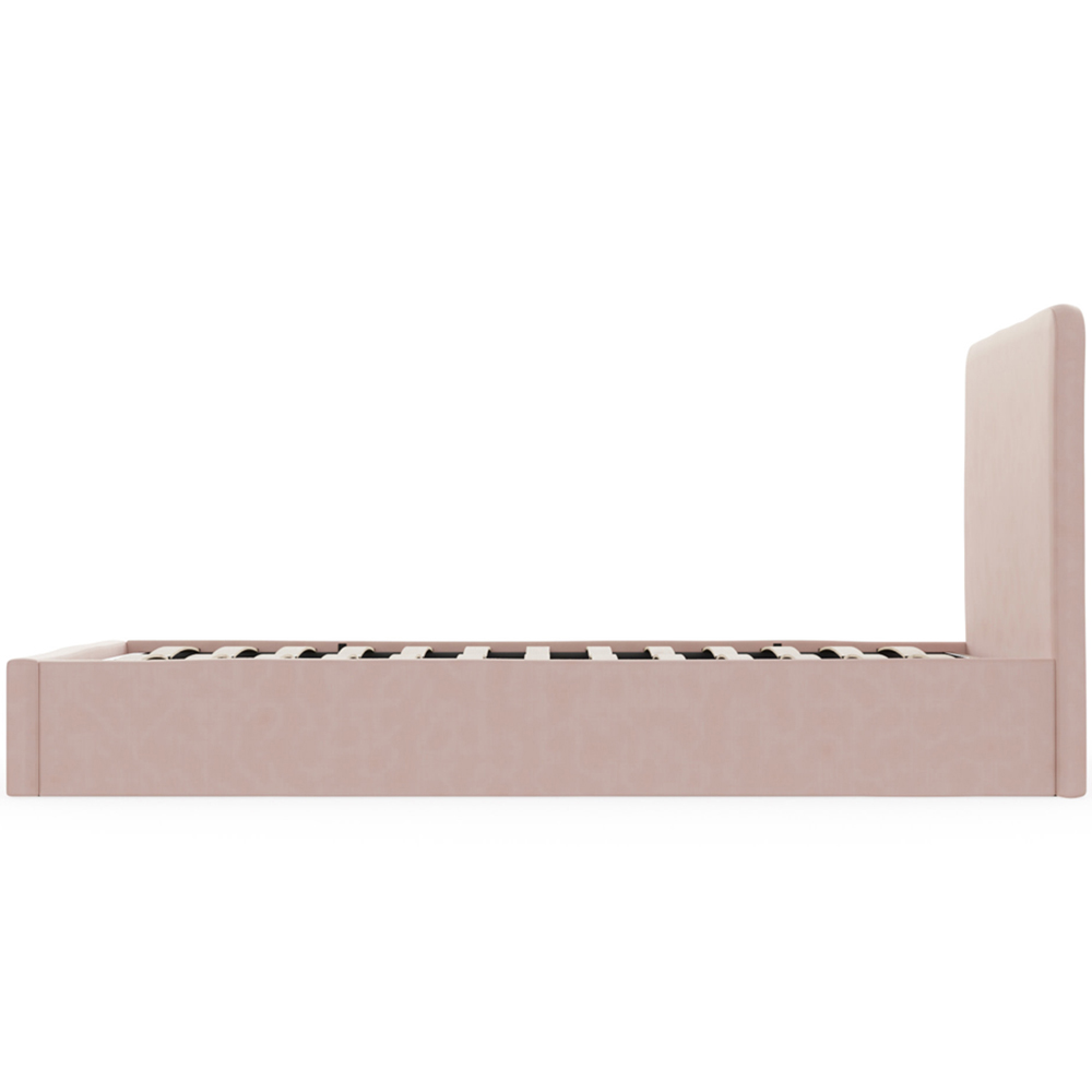 GFW Chiswick Single Soft Pink Ottoman Bed Image 4
