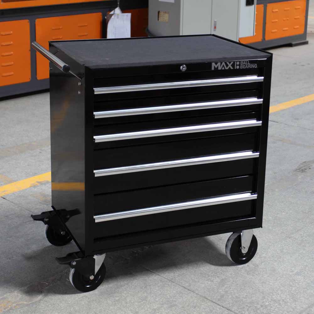 Hilka Professional 5 Drawer Rollaway Tool Cabinet Image 3
