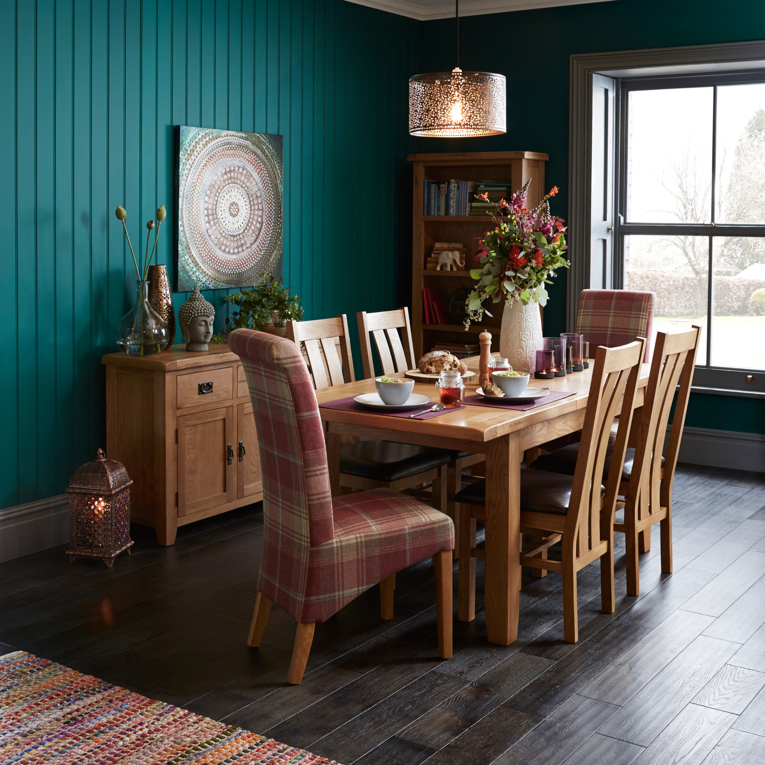 Jonas & James Kinsale 140 to 180cm Extending Dining Table Oak Image 5