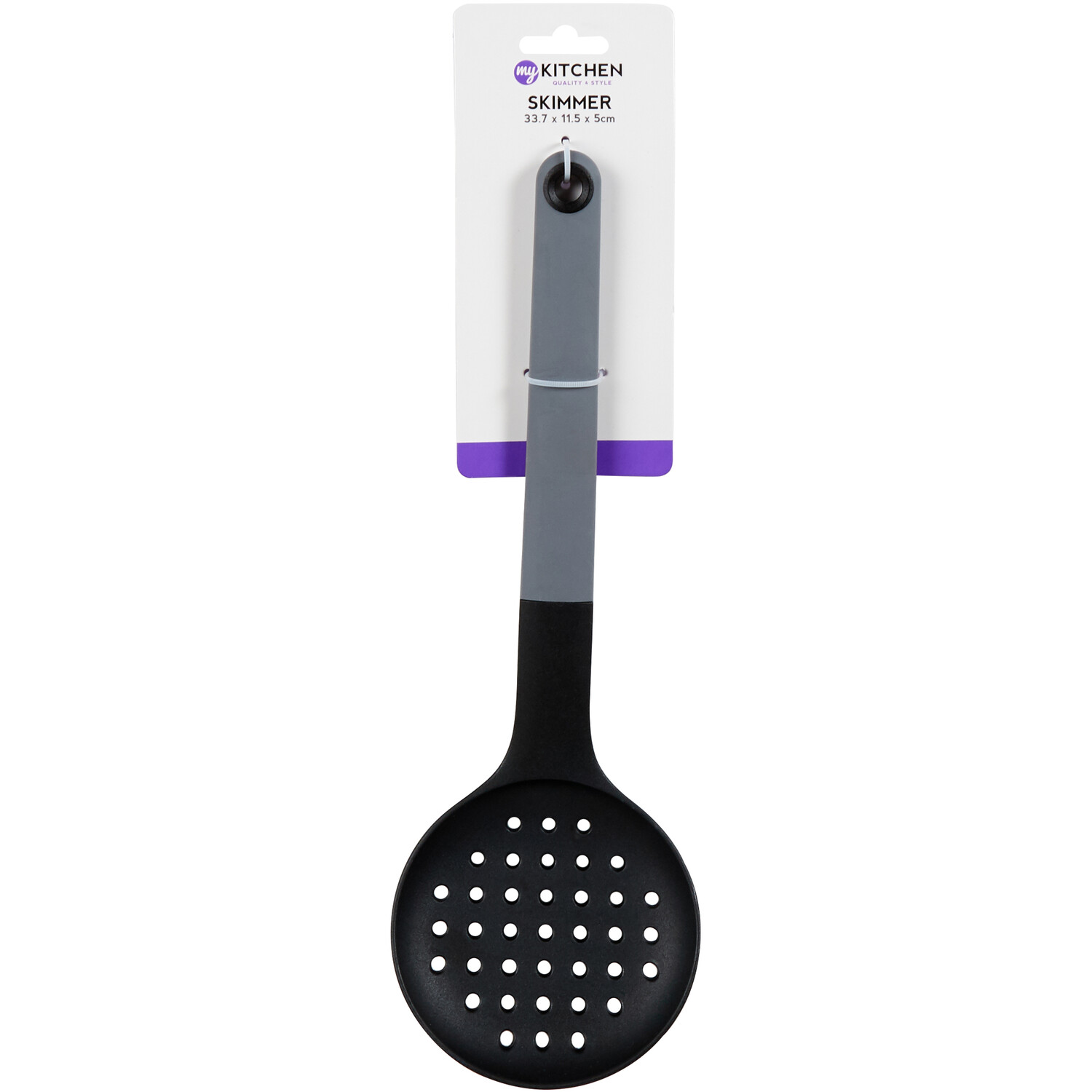My Kitchen Nylon Skimmer with Soft Touch Handle - Black Image 1