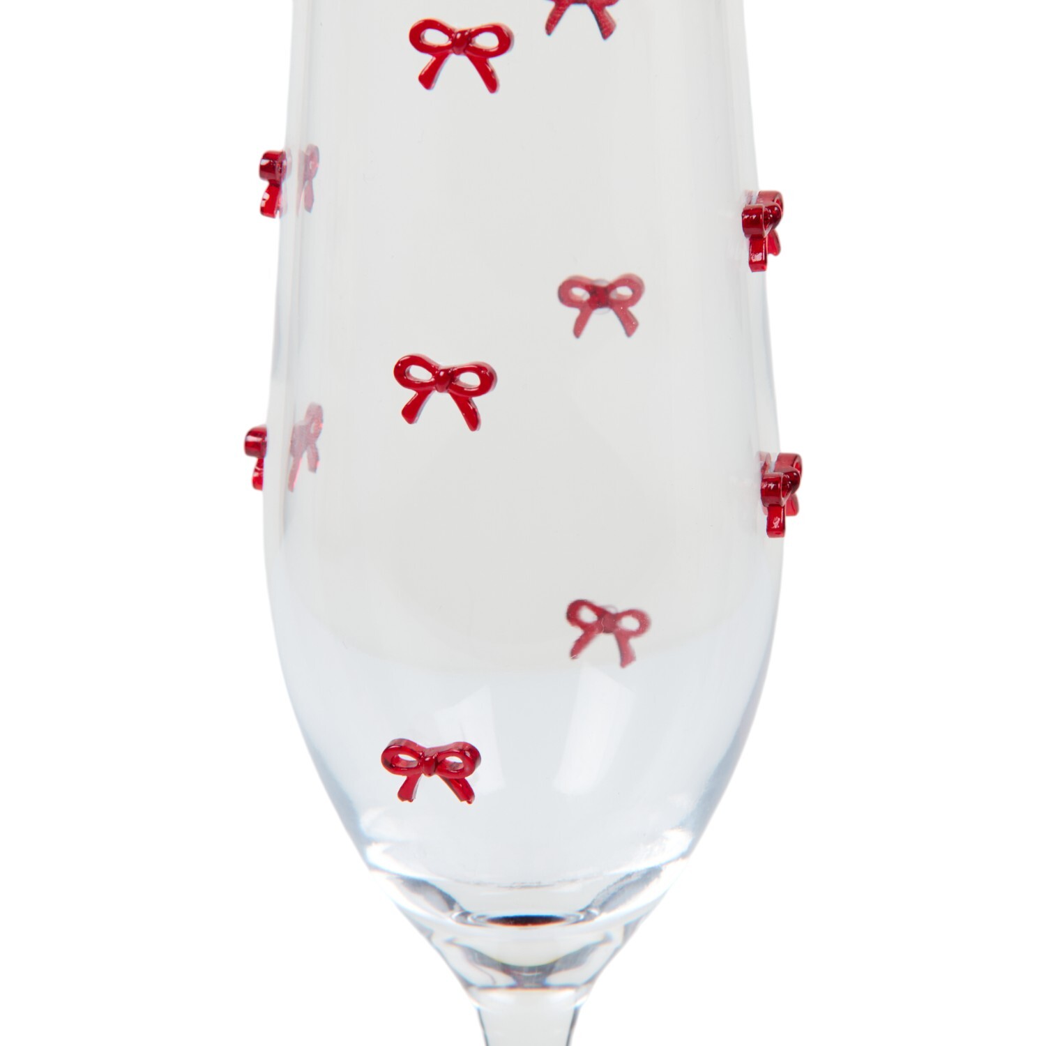 Bow Champagne Glass Clear Image 3