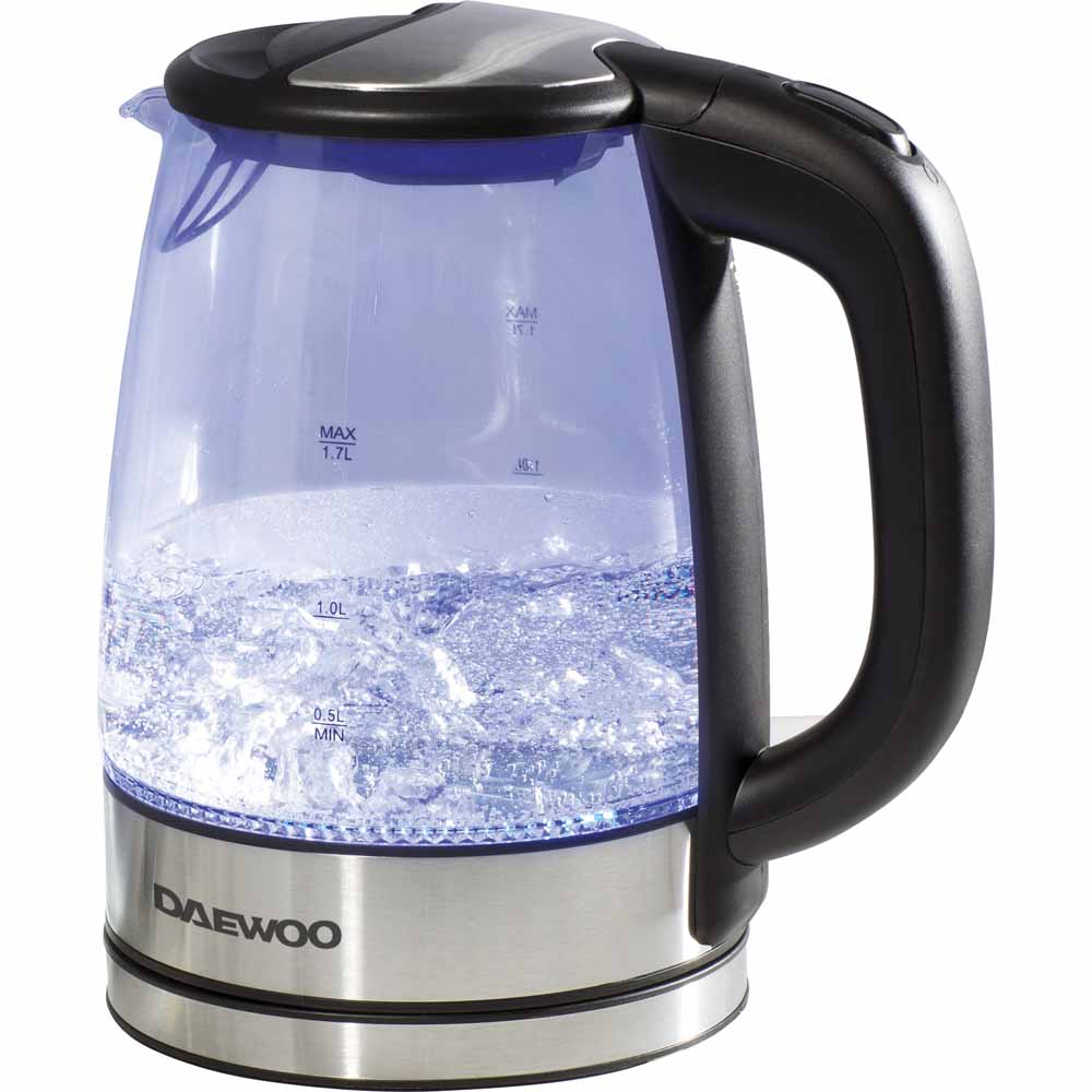 Daewoo Aqua Glass 1.7L Kettle Wilko
