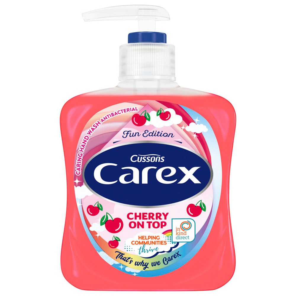 Carex Fun Editions Cherry on Top Antibacterial Hand Wash Case of 6 x 250ml Image 2