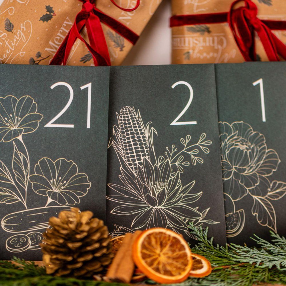 Thompson and Morgan Christmas Gift Vegetables Seed Christmas Gift Advent Calendar Kit Image 5
