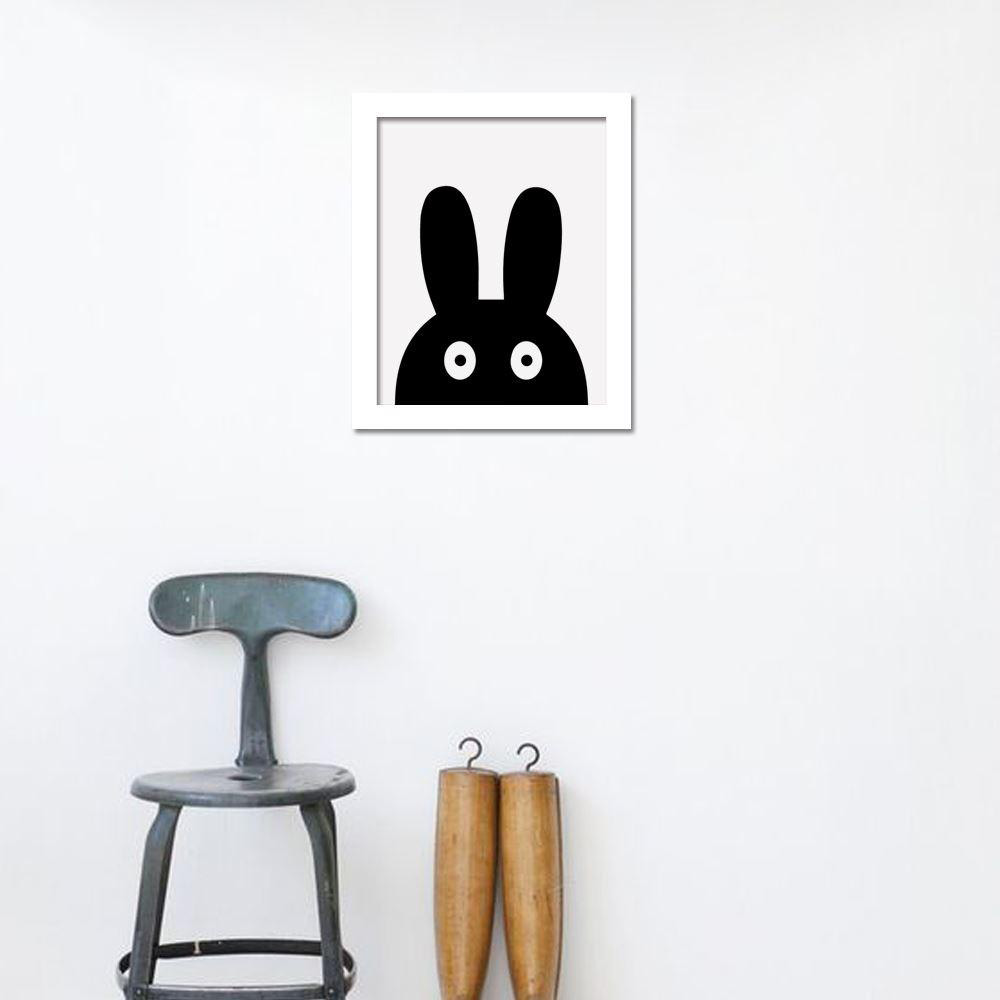 Walplus Black Rabbit Canvas Art Print Image 2