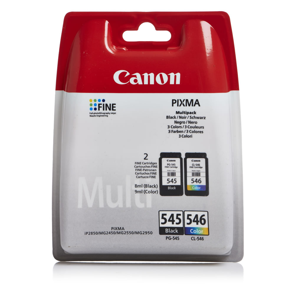 Canon PG-545/CL-546 Ink Cartridge Multipack Image
