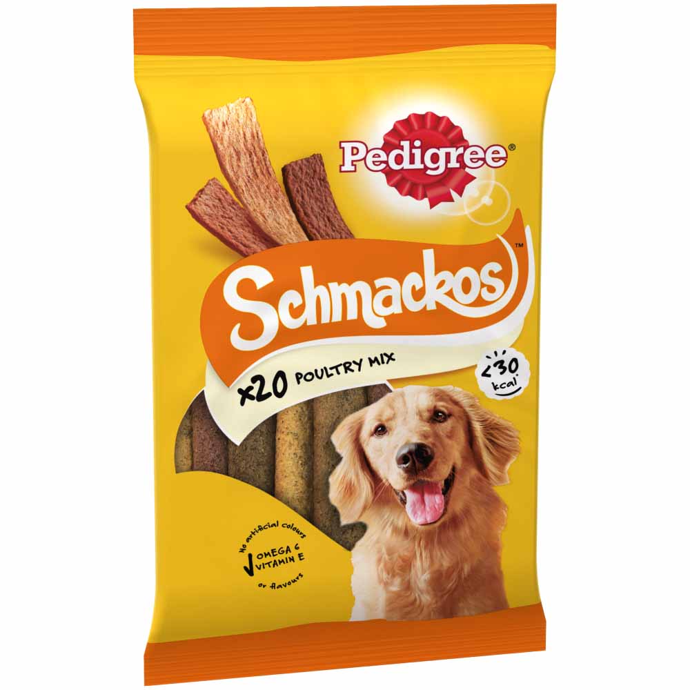 Pedigree Schmackos 20 pack Poultry Dog Treats Image 3