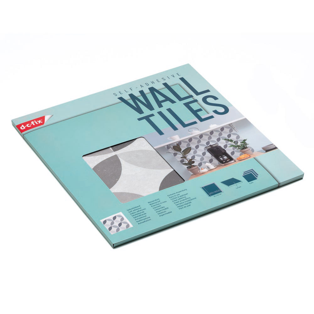D-C-Fix Geometrix Design Self Adhesive Wall Tiles 6 Pack Image 4