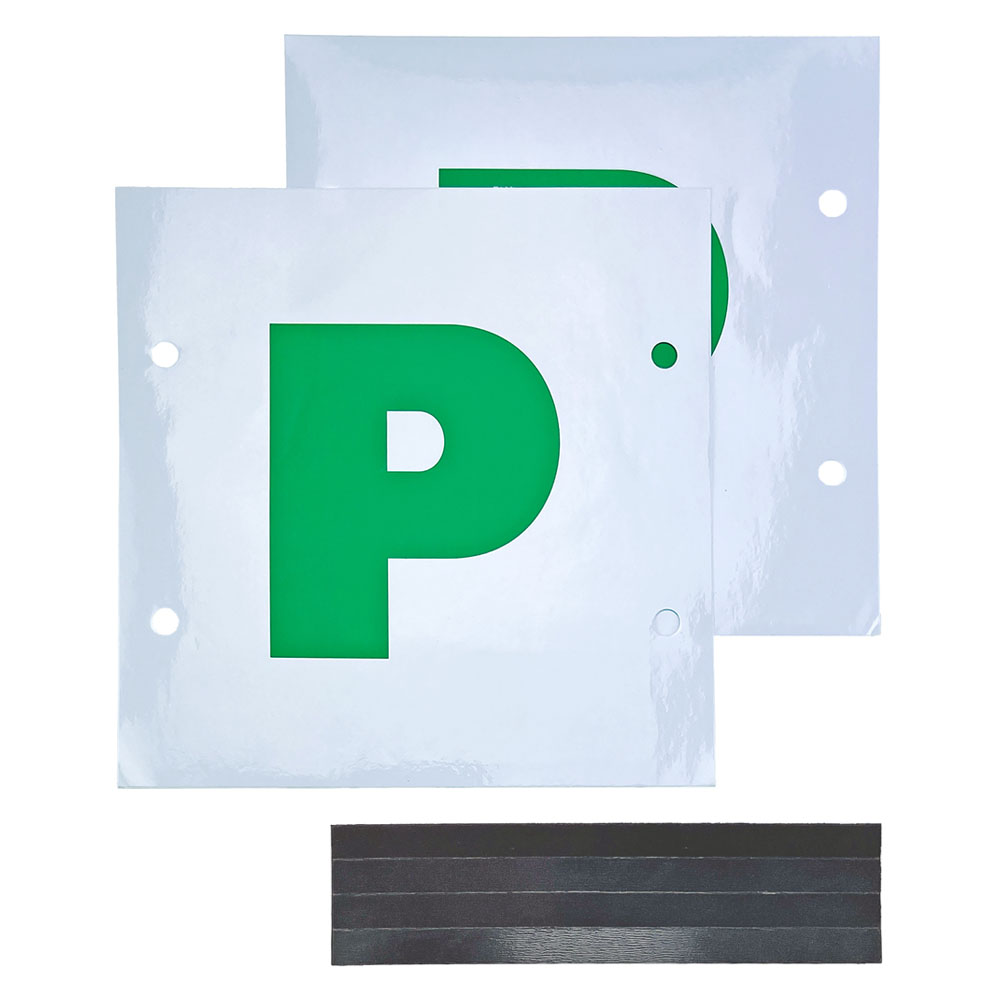 Wilko P-Plate Pair 3-Way Image 1