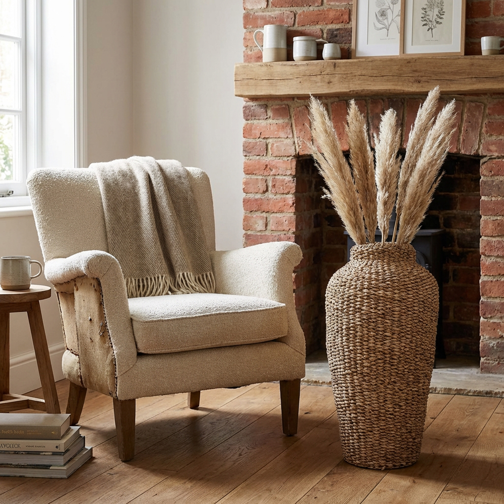 Seagrass Vase 55cm - Natural Image 3