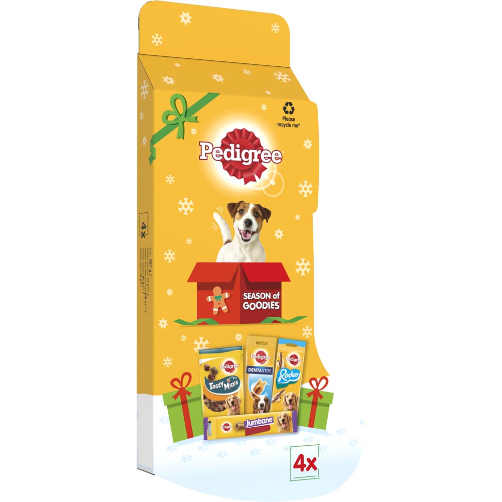 Pedigree Christmas Stocking Gift Adult Dog Mixed Treats 367g Image 2