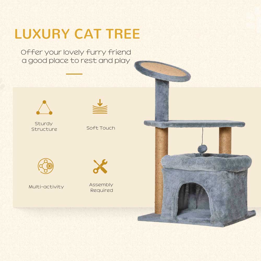 PawHut Cat Tree Climbing Activity Centre Image 5