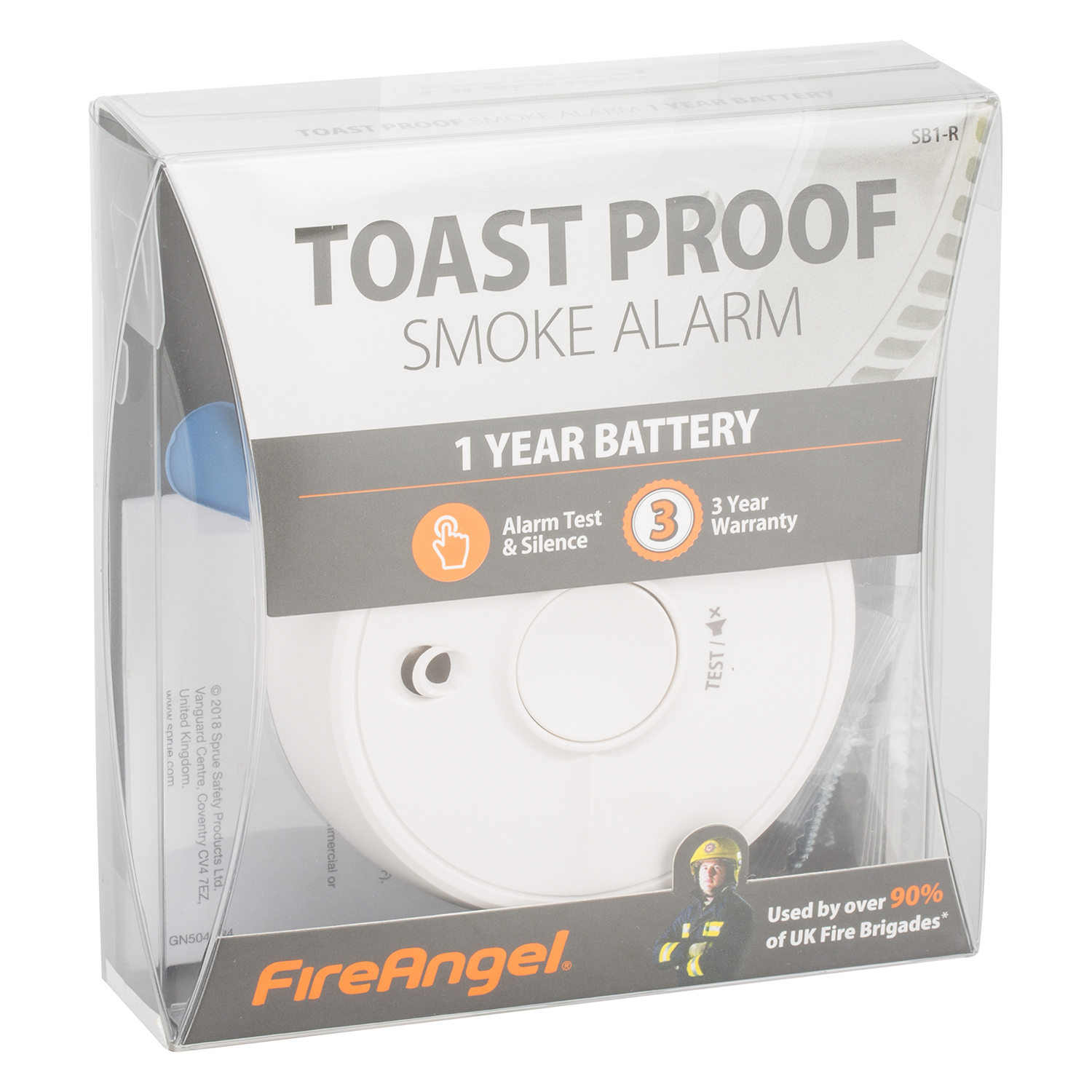 FireAngel Toast Proof Smoke Alarm Image 1