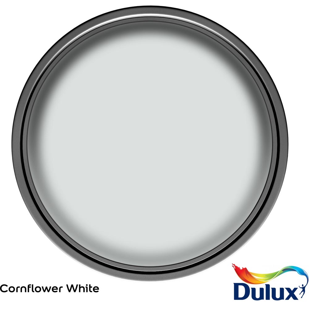 Dulux Easycare Washable & Tough Walls & Ceilings Cornflow White Matt Emulsion Paint 5L Image 3