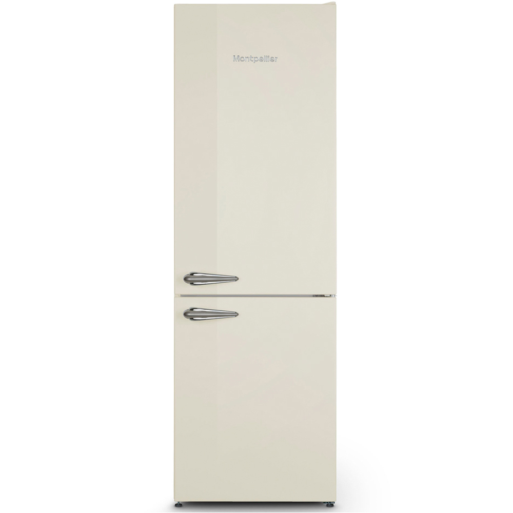 Montpellier MAB386EC Cream Retro Wide No Frost 295L Fridge Freezer Image 3