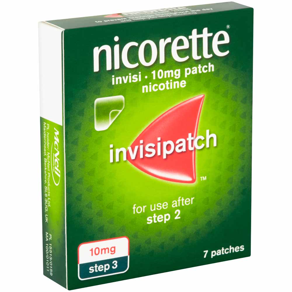 Nicorette Invisi Patch 10mg 7 pack Image 3