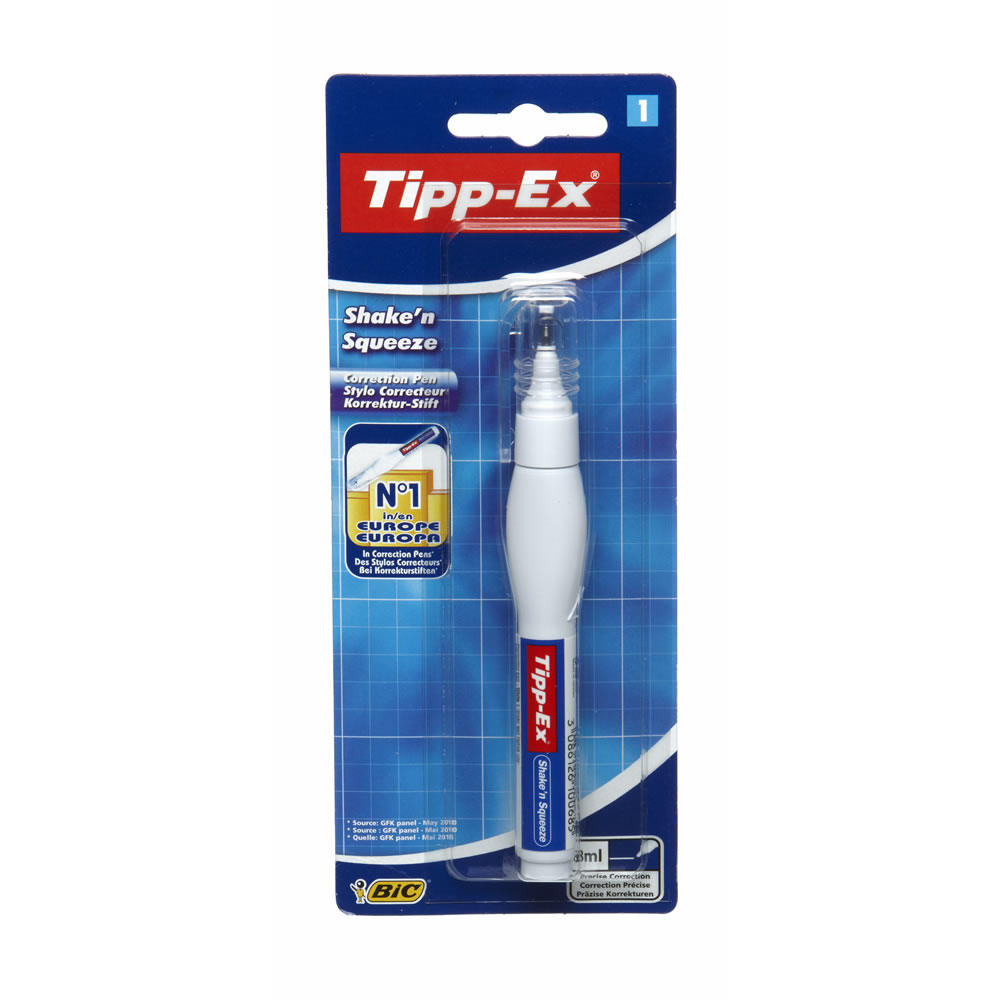 Bic Tipp Ex Shake and Squeeze Correction Pen 1pk Image