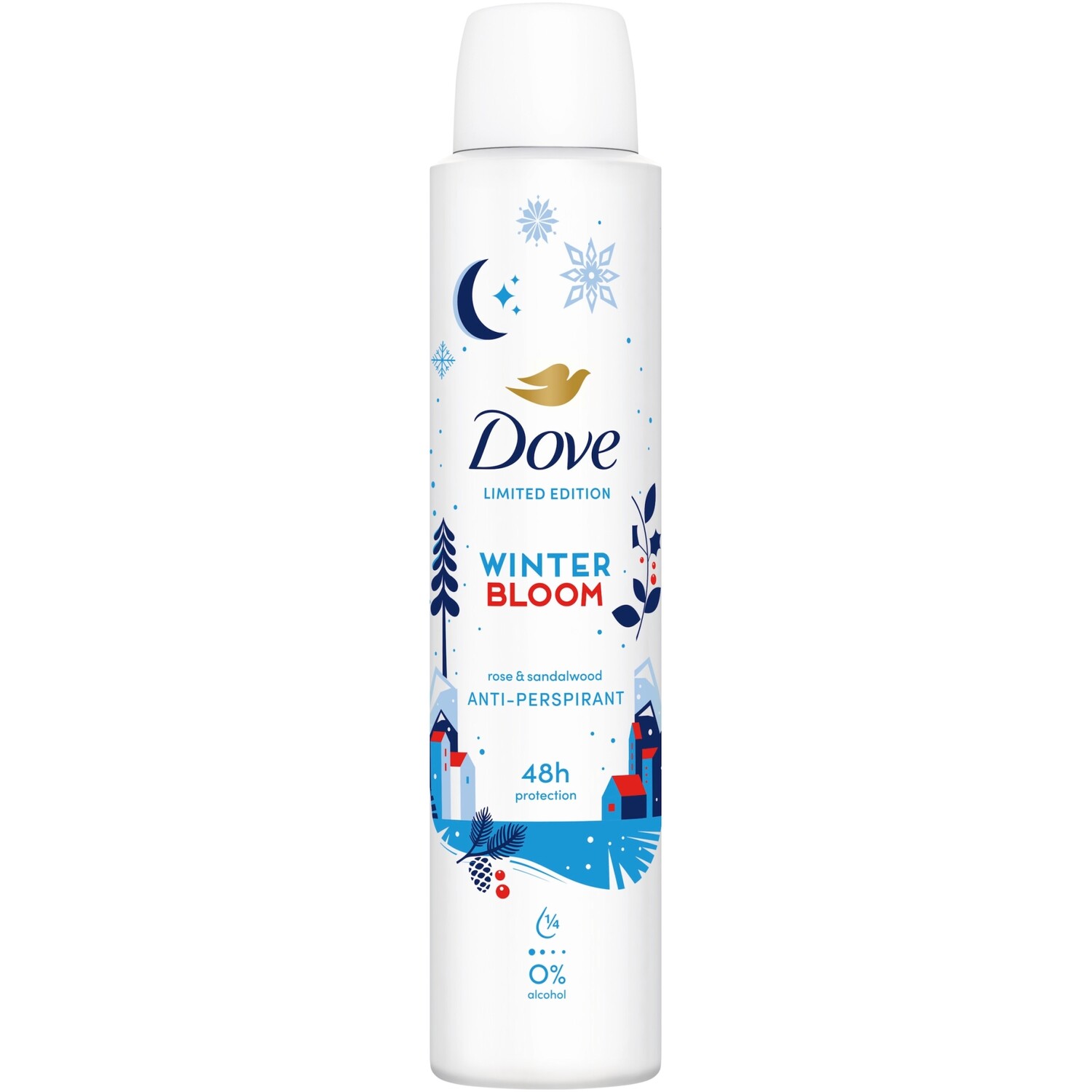 Dove Winter Bloom Anti Perspirant Aerosol Deodorant Image 1
