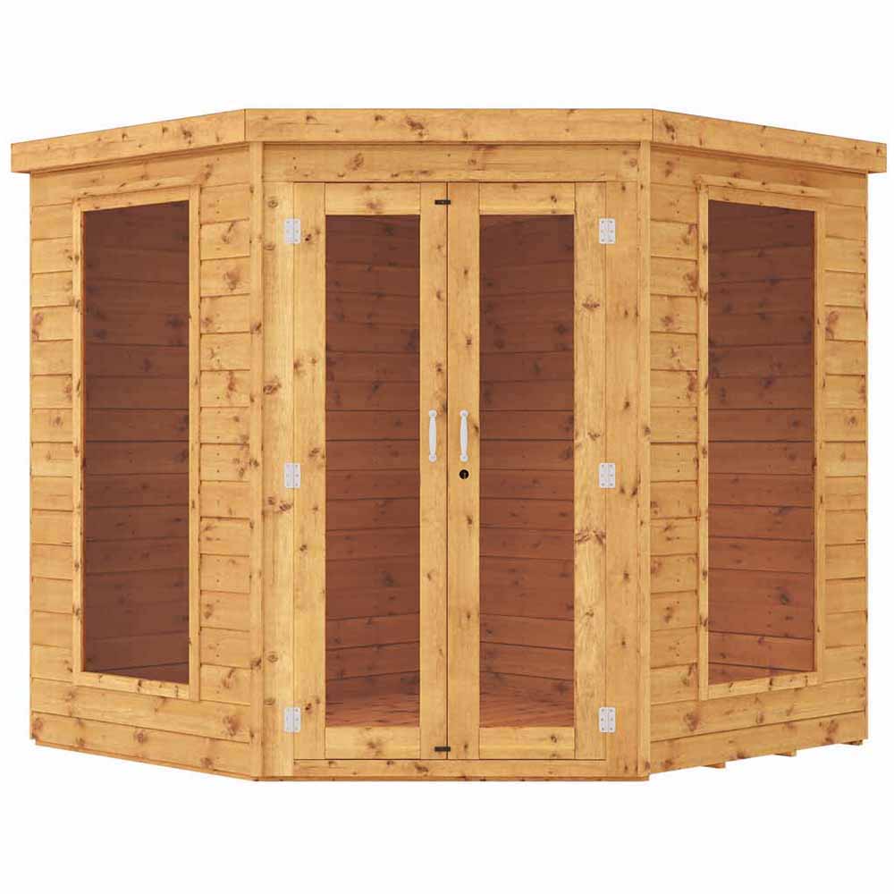 Mercia 7 x 7ft Double Door Premium Corner Summerhouse Image 2
