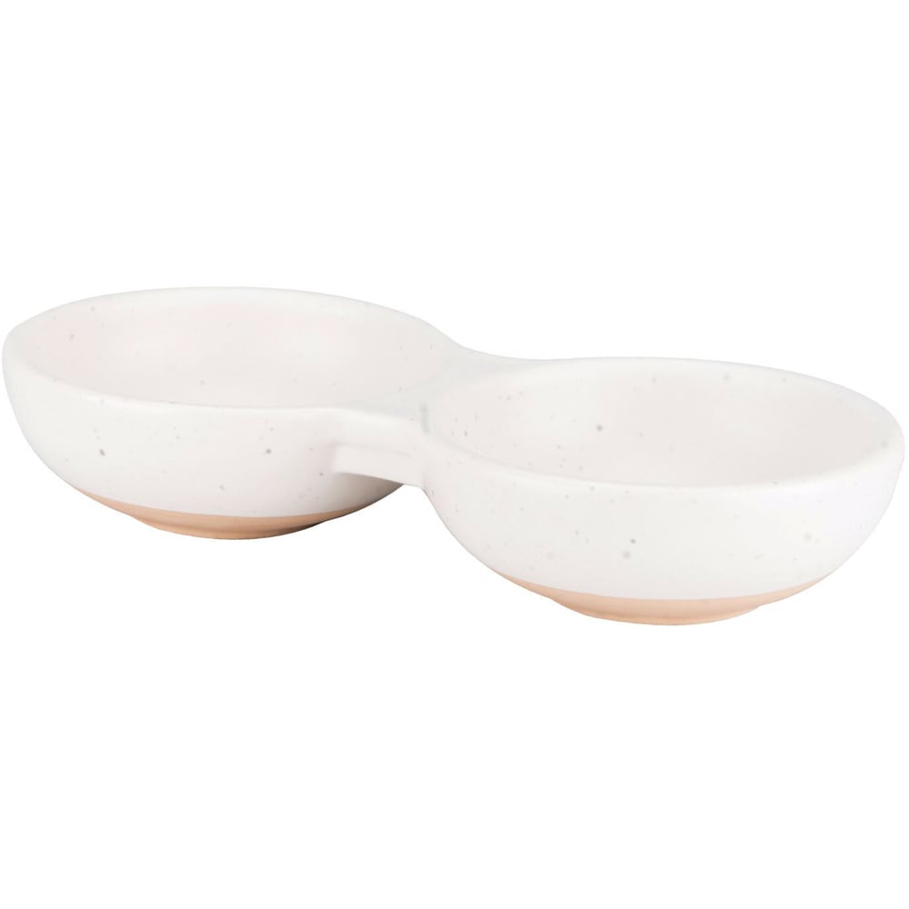 Clever Paws Oslo Speckled Double Pet Bowl Image