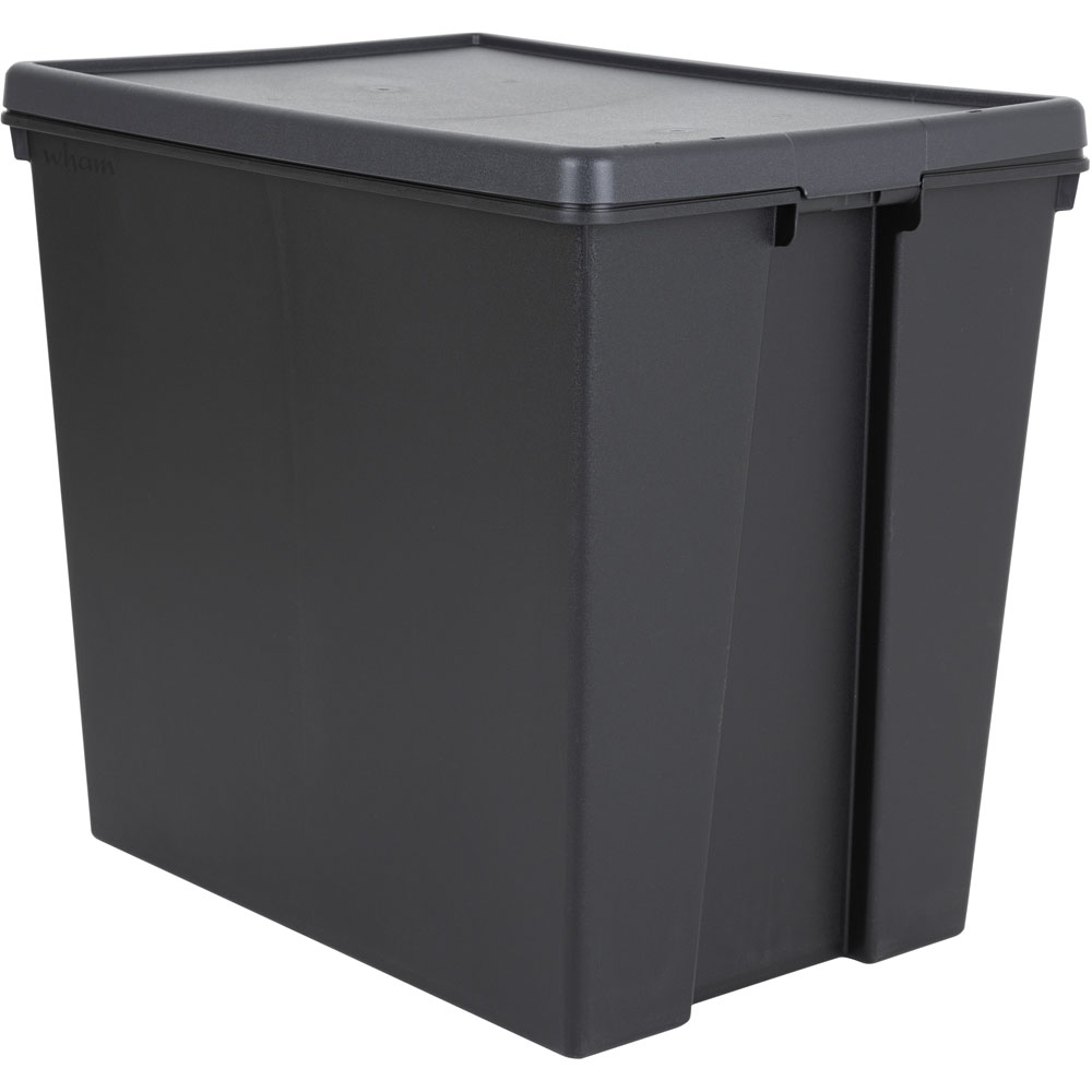 Wham 154L Black Bam Storage Box with Lid 2 Pack Image 3
