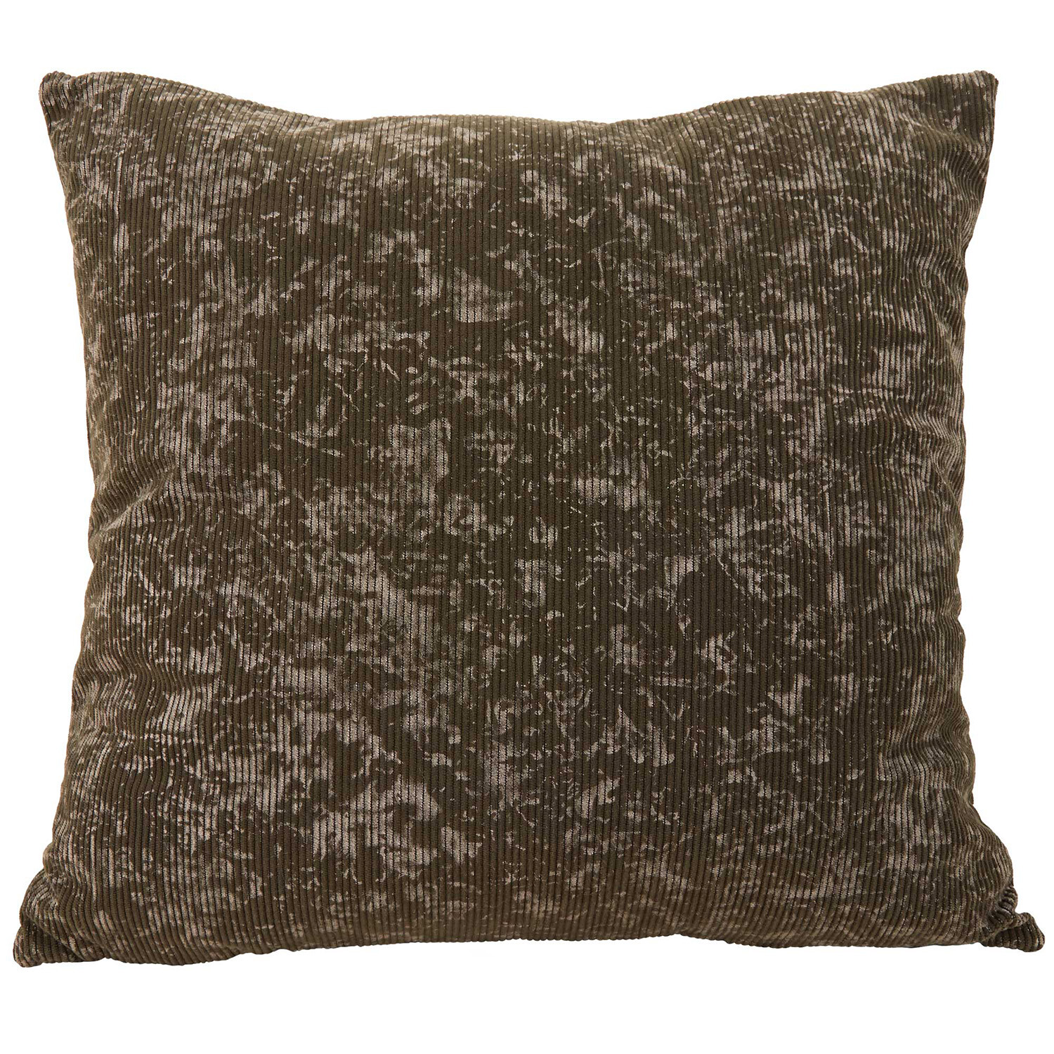 Eden Corduroy Cushion - Green Image 1