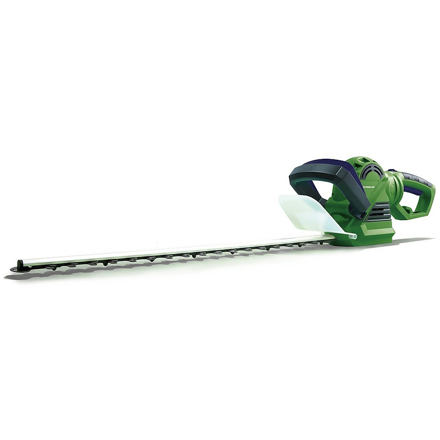 Powerbase 66cm Corded Hedge Trimmer - Green Image 1