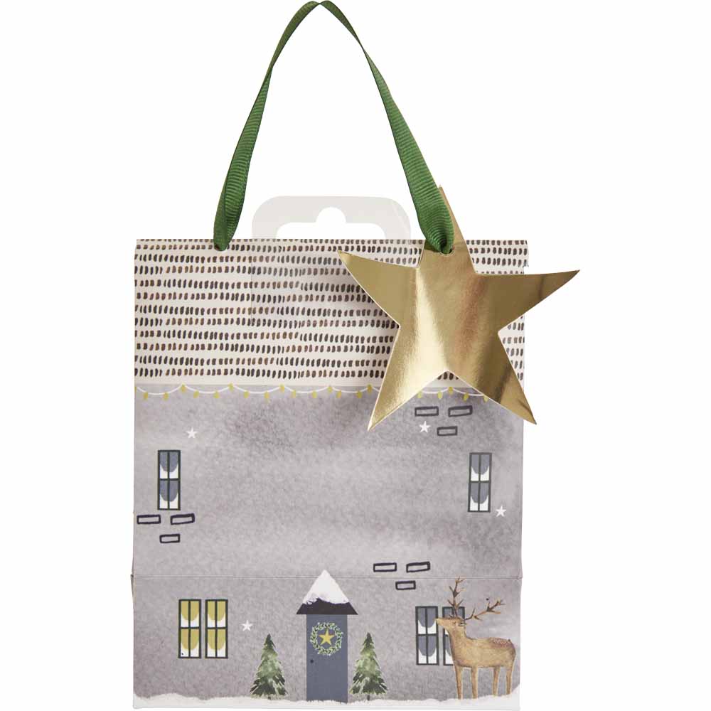Wilko Midwinter Christmas Gift Bag Small Wilko