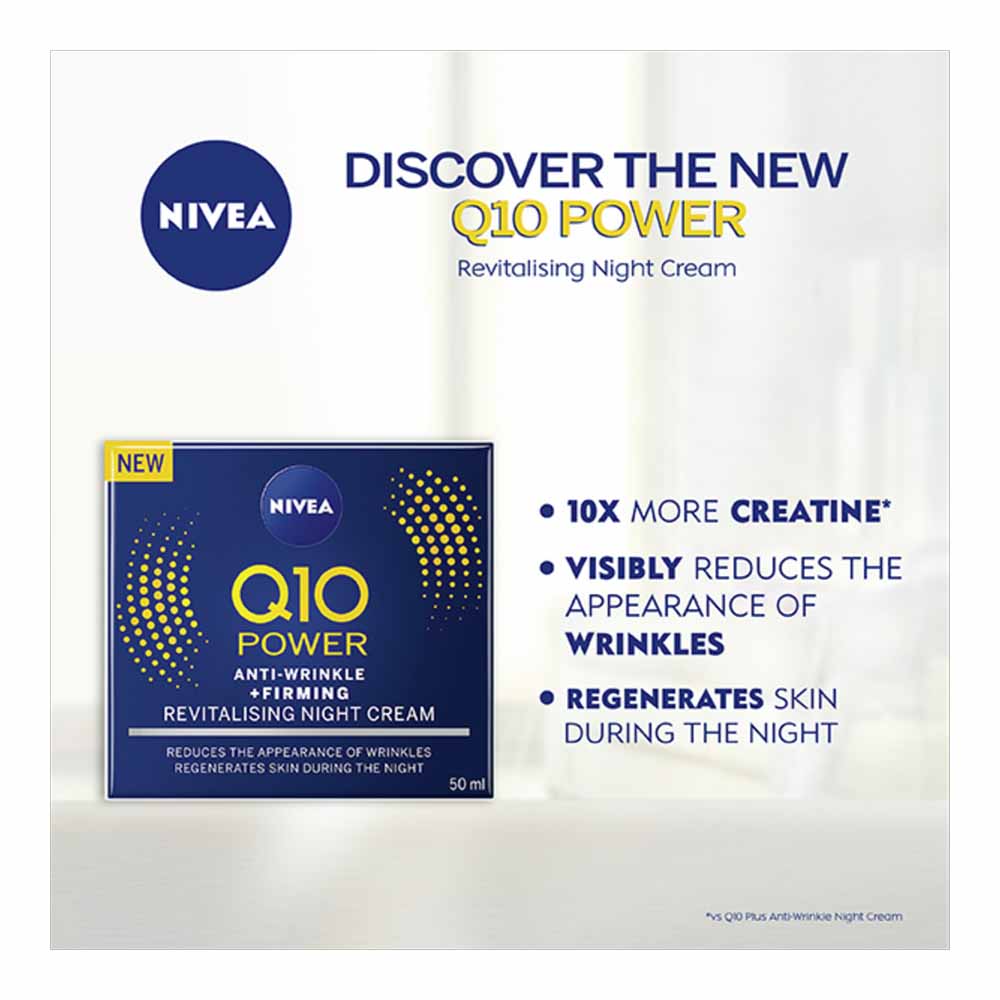 Nivea Q10 Power Anti-Wrinkle Night Cream 50ml Image 2