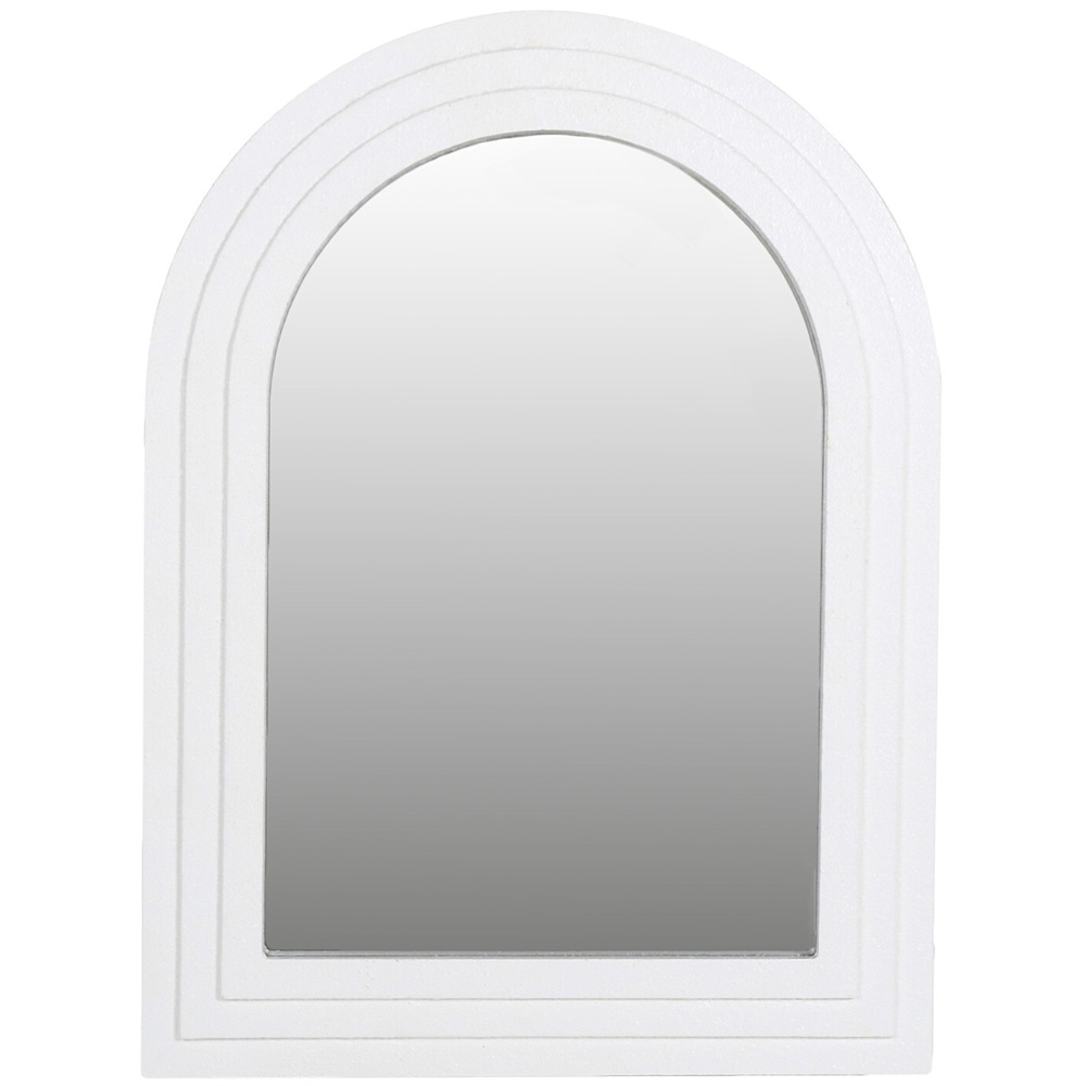 White Ridge Arch Wall Mirror Image 1