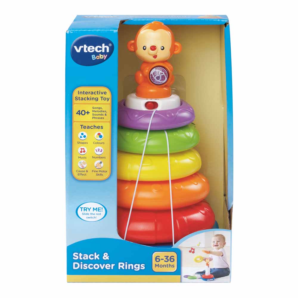 VTech Stack & Discover Rings Image 1