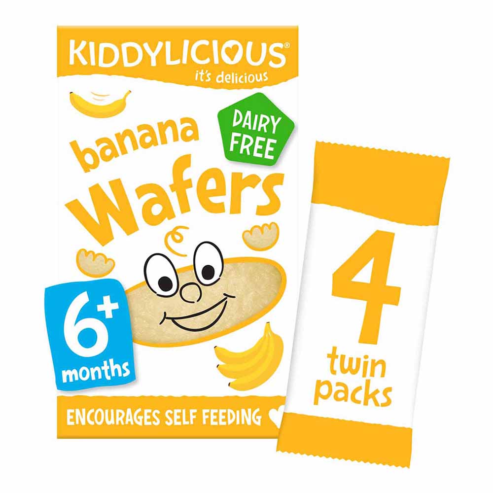 Kiddylicious Wafers Mini Banana 6 x132g Image 2