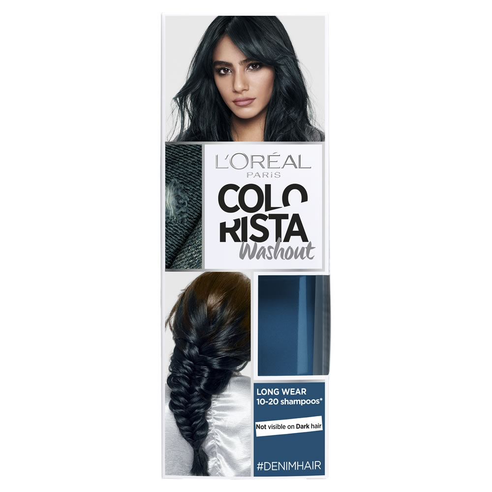 L'Oréal Paris Colorista Washout Denim Hair Semi-Permanent Hair Dye Image 1