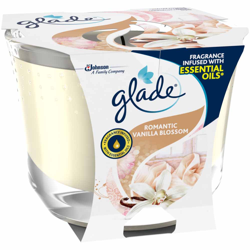 Glade Large Candle Vanilla Blossom Air Freshener 224g Image 4
