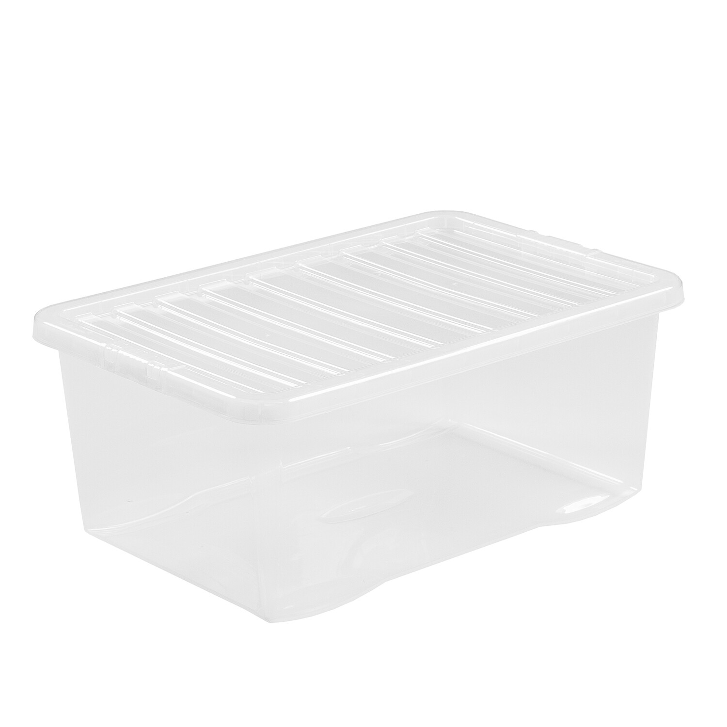 Wham Plastic Storage Box - Clear / 45l Image 1