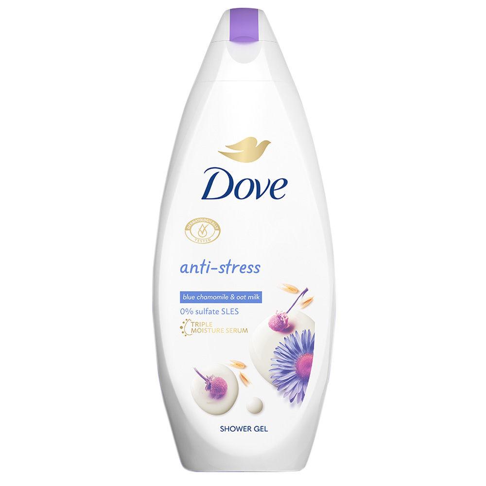 Dove Anti stress Body Wash 450ml Image 1
