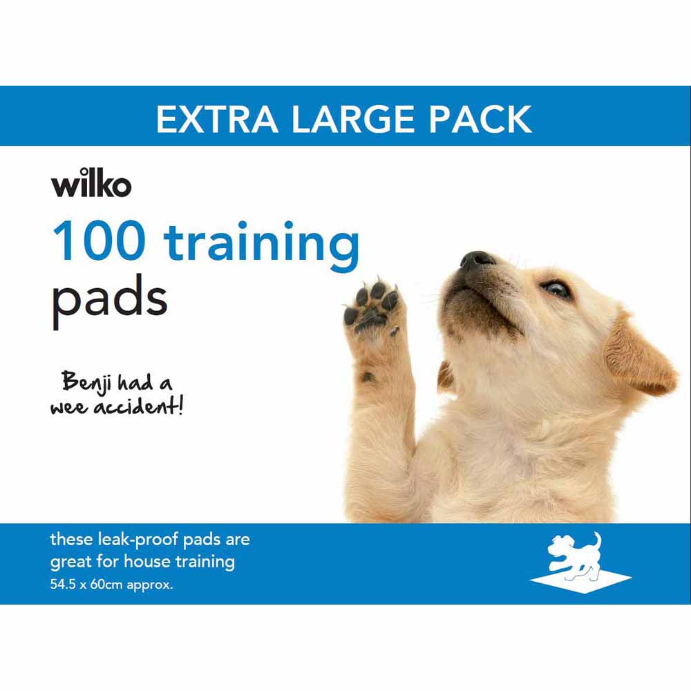 Wilko 100 pack Puppy Training Pads Image 2
