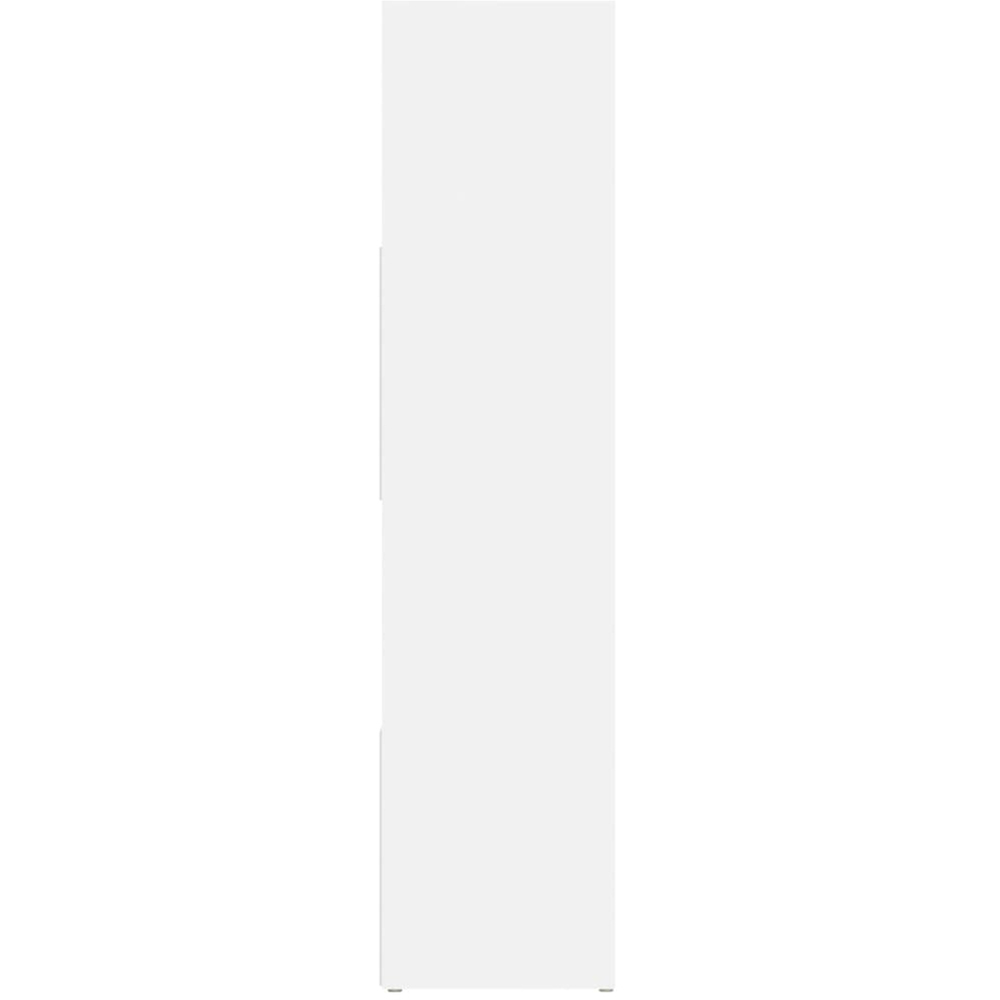 vidaXL 12 Shelf White Bookcase Image 5